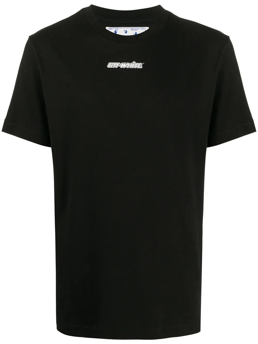 

Футболка узкого кроя с логотипом OFF-WHITE, черный