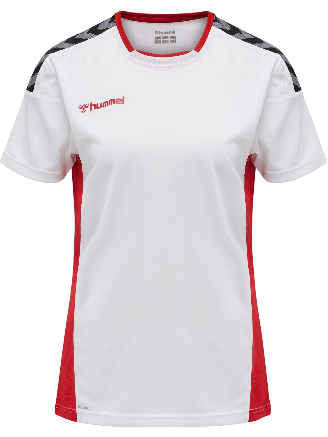 

Футболка Hummel Frauentrikot S/S Hmlauthentic Poly Jersey Woman S/S, белый