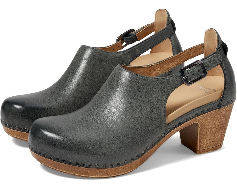 

Сабо Dansko Sassy, цвет Slate Milled Burnished