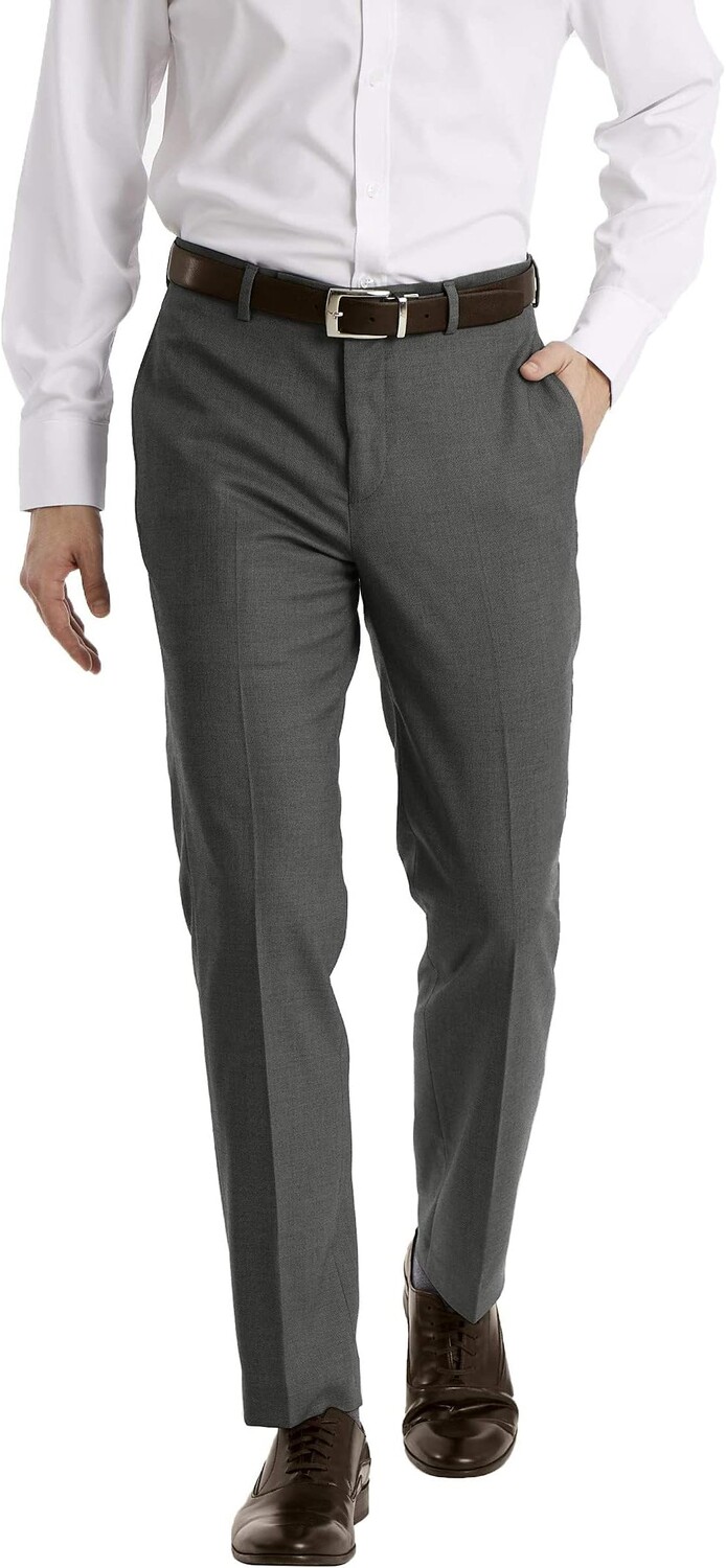 

Мужские классические брюки узкого кроя Calvin Klein, цвет Medium Grey