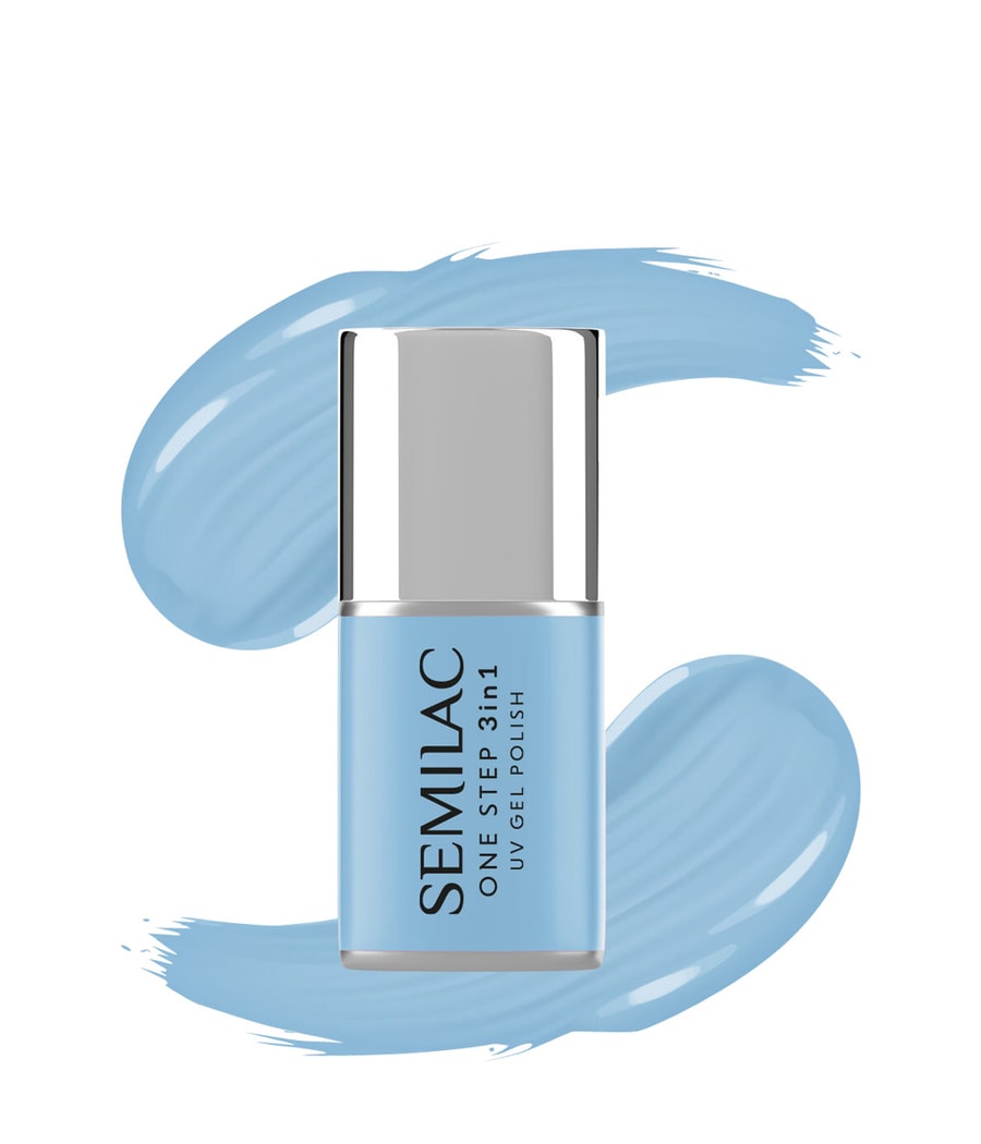 

Гель-лак для ногтей Semilac One Step 3in1 UV Gel Polish, S810 Baby Blue, 7 ml