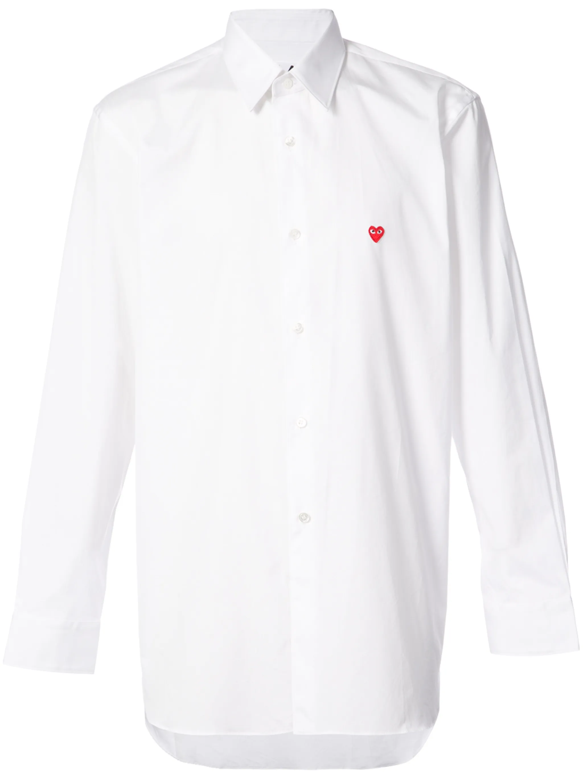 

Рубашка с логотипом в виде сердца Comme Des Garçons Play, белый