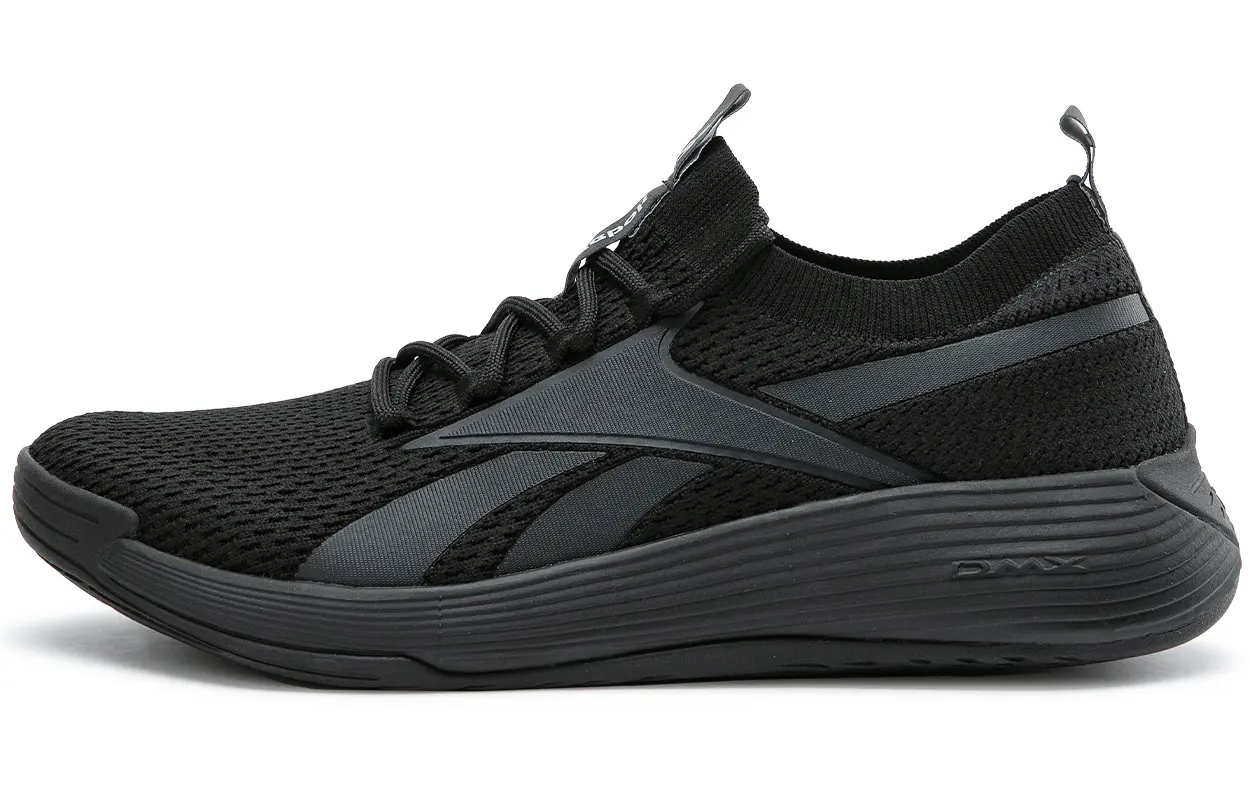 

Кроссовки для бега Dmx Comfort унисекс с низким верхом черного цвета Reebok
