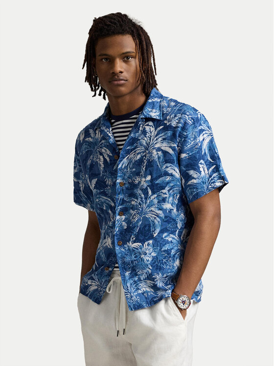 

Рубашка классического кроя 710965897001 Polo Ralph Lauren, синий
