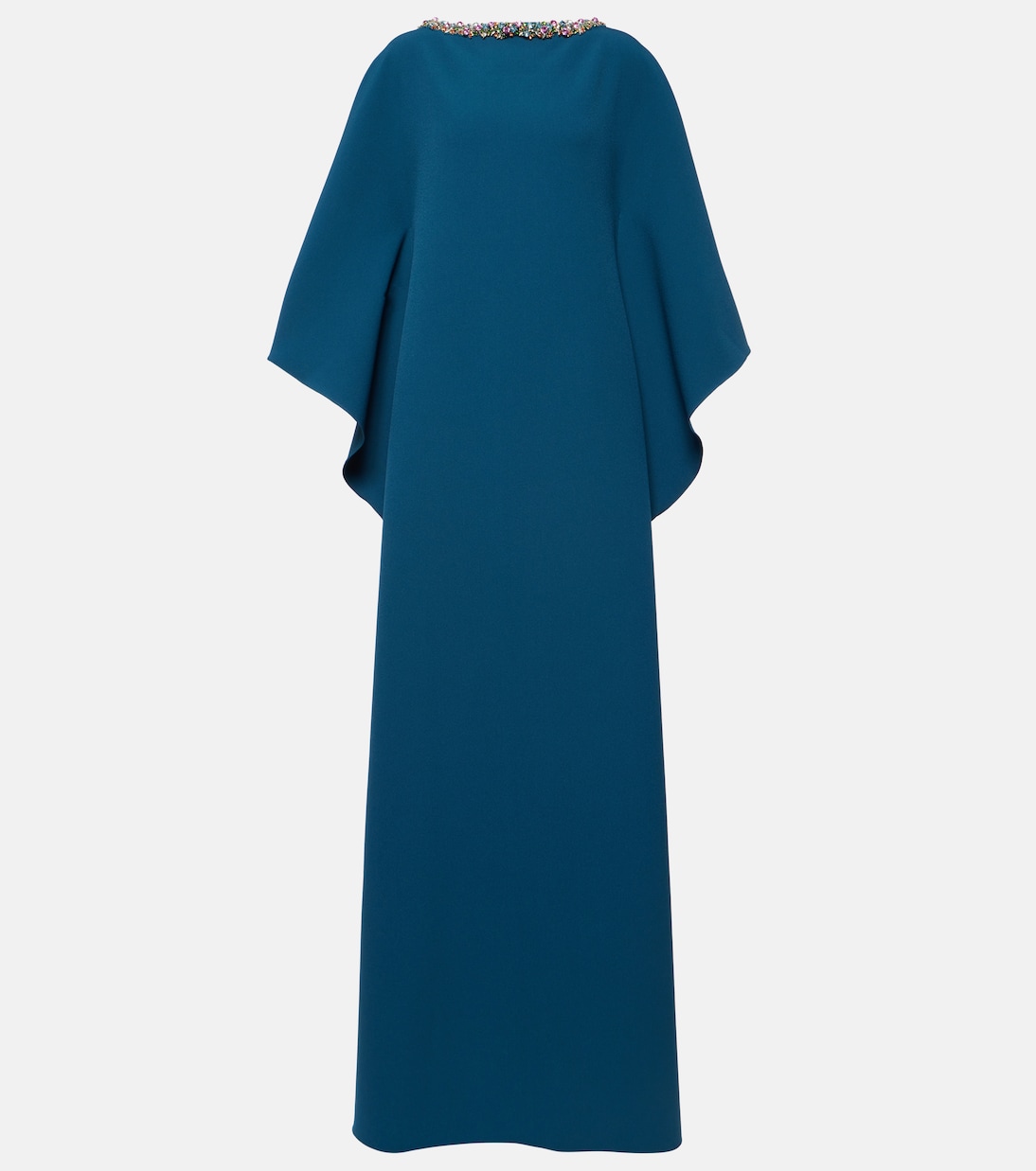 

Платье Amarella из крепа с декором Safiyaa, Peacock With Multi Brights