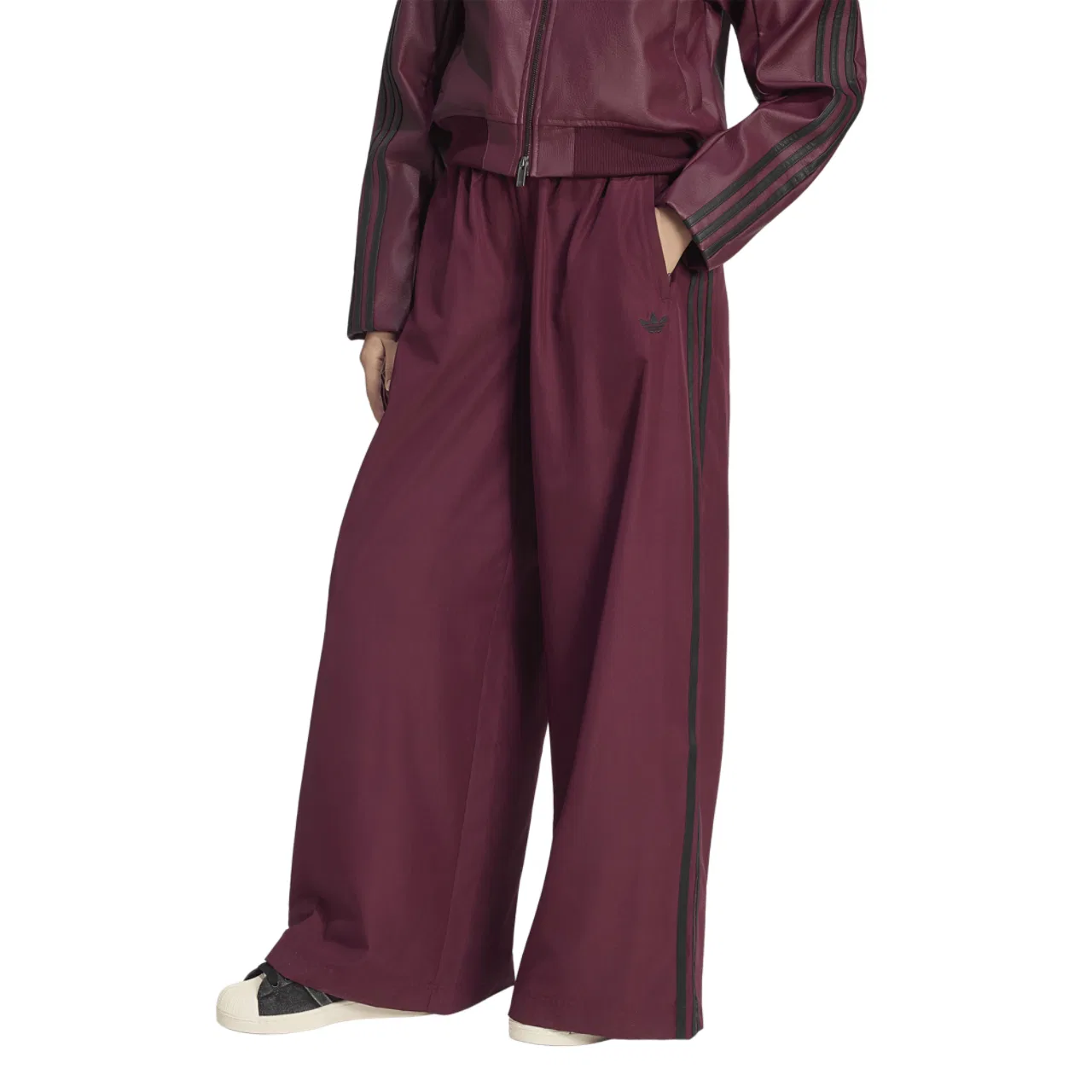 Женские спортивные брюки Firebird Track Adidas, цвет Black/Maroon
