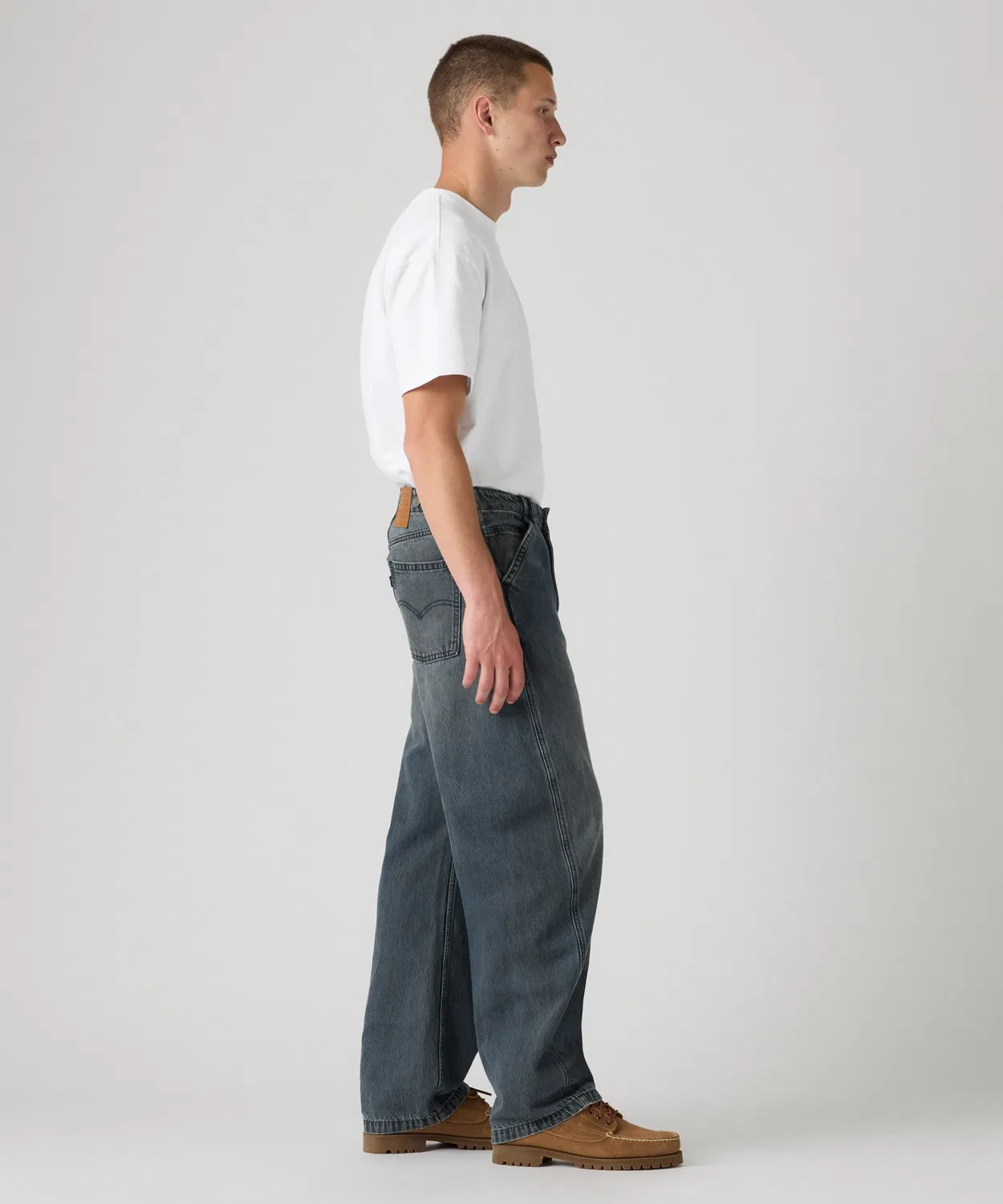 Мужские джинсы свободного кроя Baggy Barrel Levi's, Dark Indigo Blue — фото 3