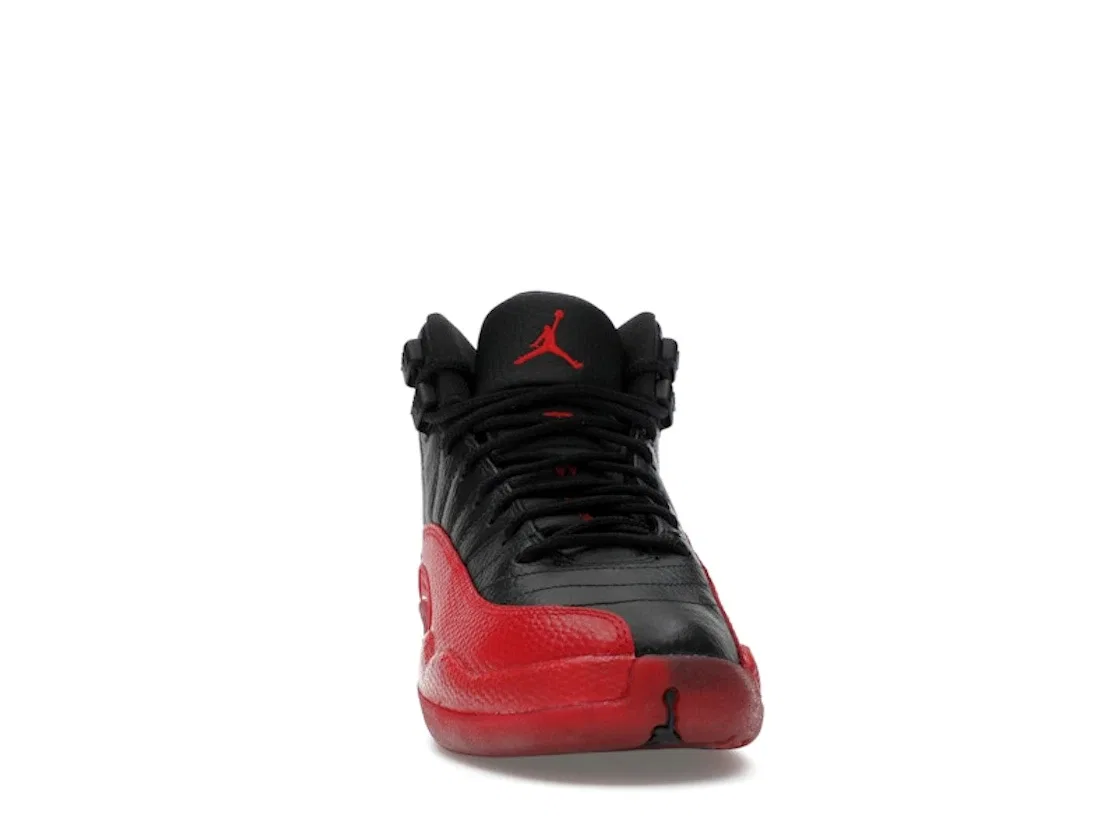 Детские кроссовки с принтом Jordan 12 Retro Jordan, Black/Varsity Red — фото 2