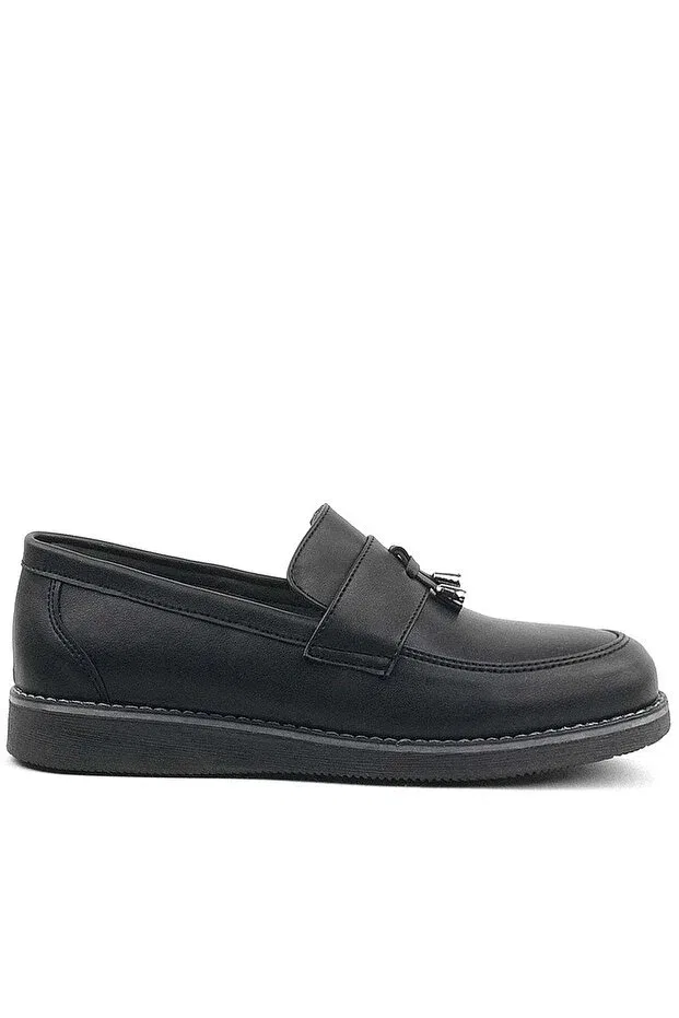 Детские лоферы для девочек матовые Rakerplus Ortopedikal, Black