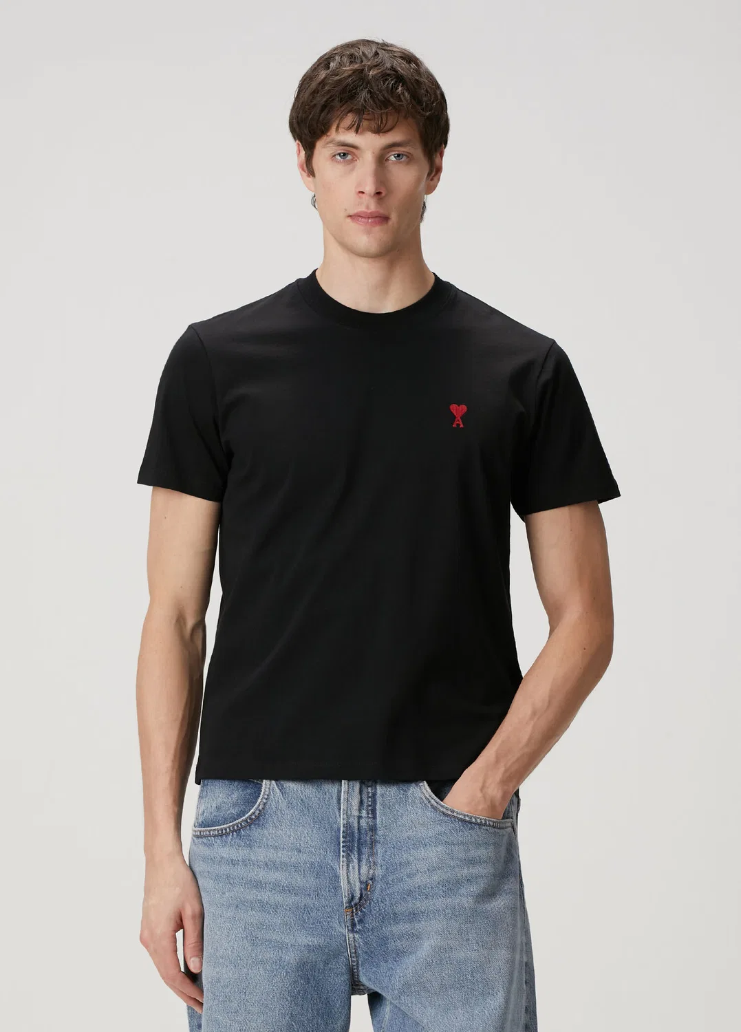 Футболка органический хлопок Ami Paris, black