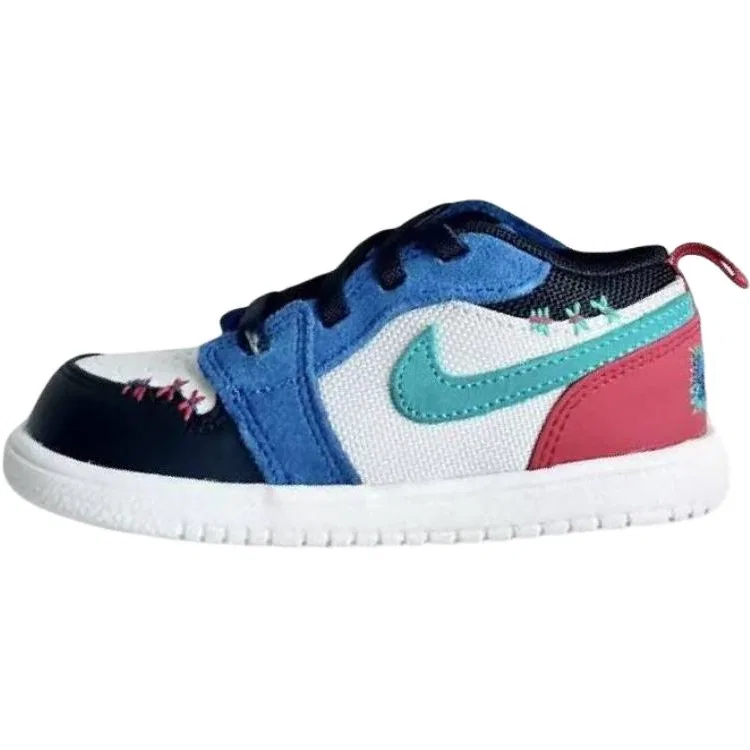 Кроссовки для малышей Air 1 Jordan, White Blue Black Red