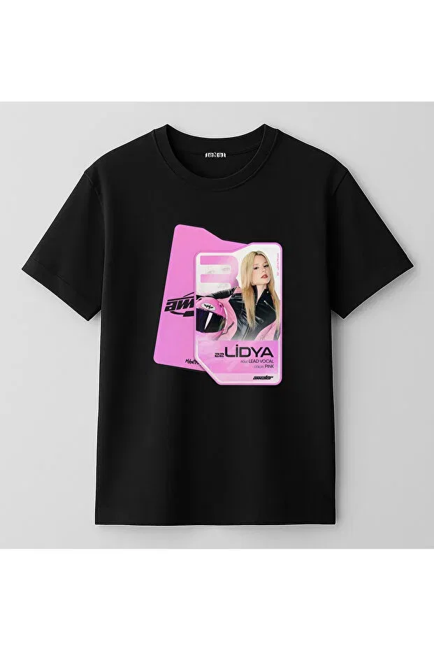 Детская футболка с принтом для девочек Manifest Amateur Lidya Design, Blitzist, Black