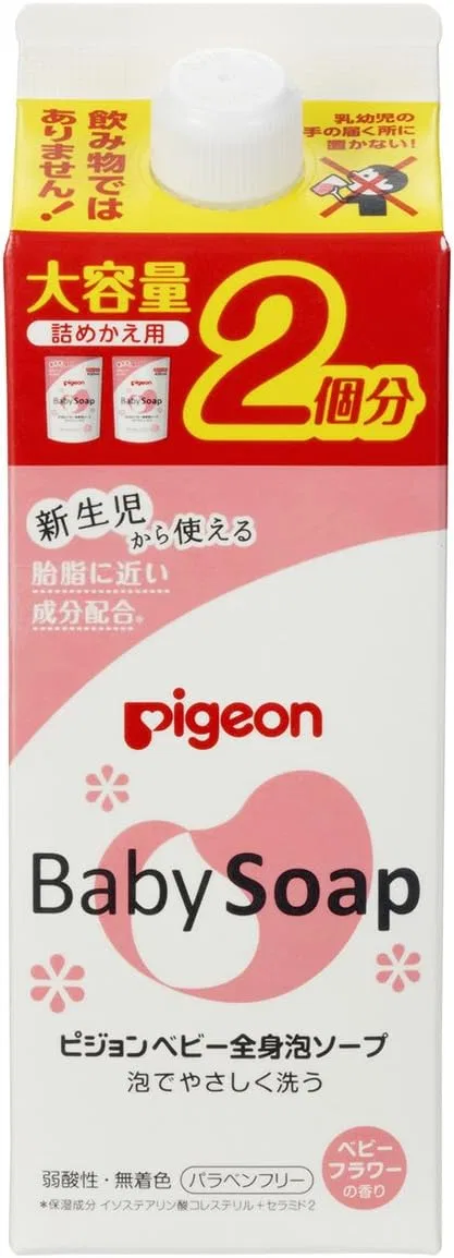 Пенка-мыло детская Pigeon, 800 мл, Цветочный аромат