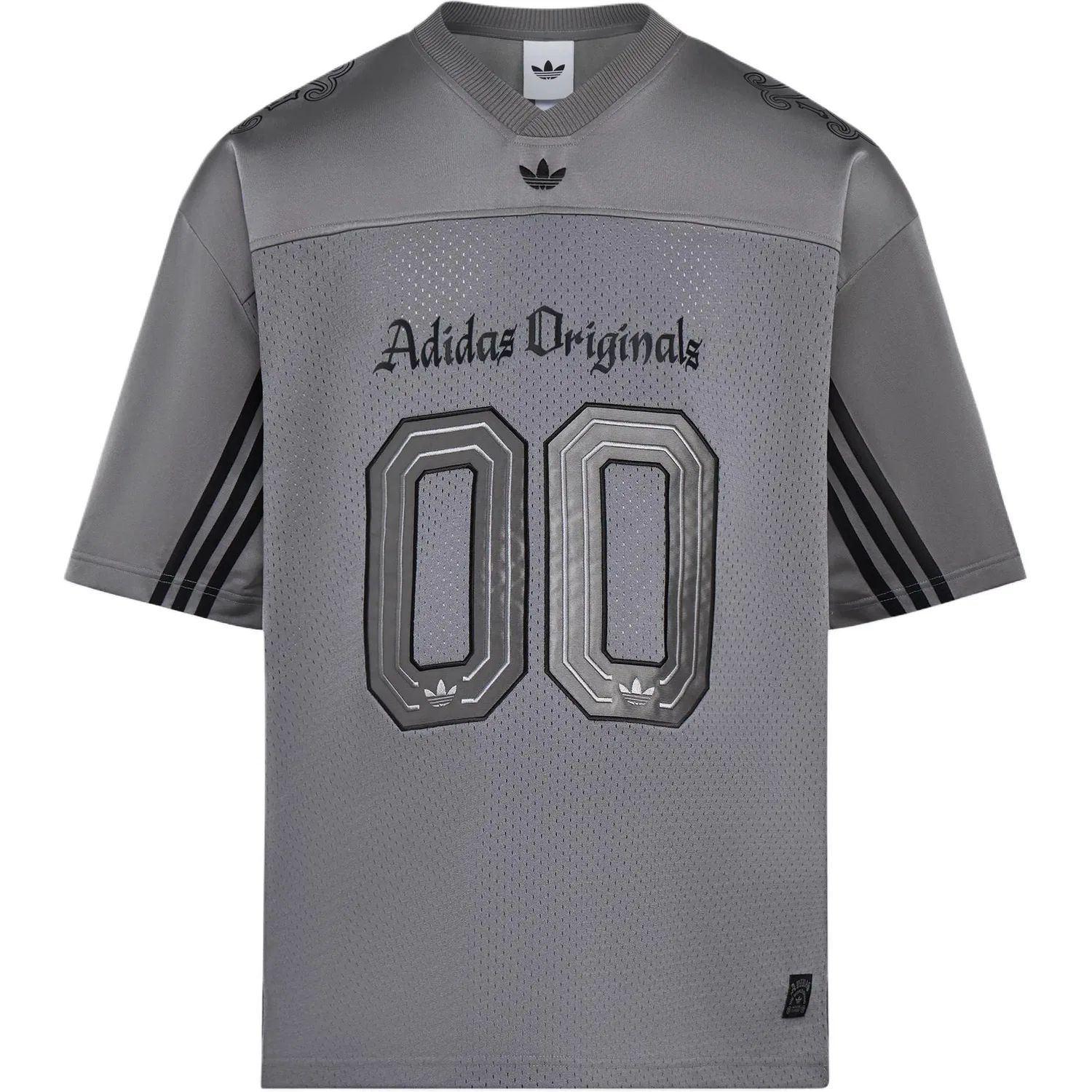 Мужская футболка с V-образным вырезом Adidas Originals, Gray