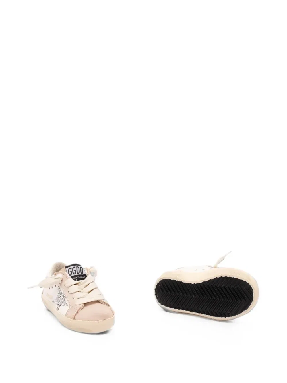 Кроссовки Super Star из кожи Golden Goose Kids, розовый — фото 4