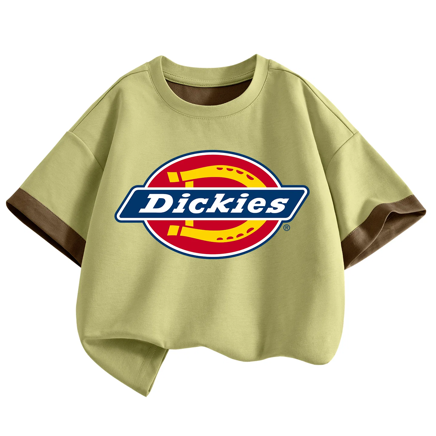 Детская футболка с принтом S Logo Dickies, Mugwort Green