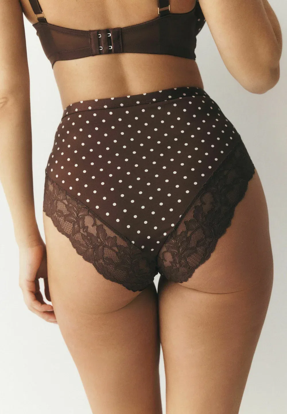 Комплект из 3 трусов Next, Chocolate Spot Blue Pink