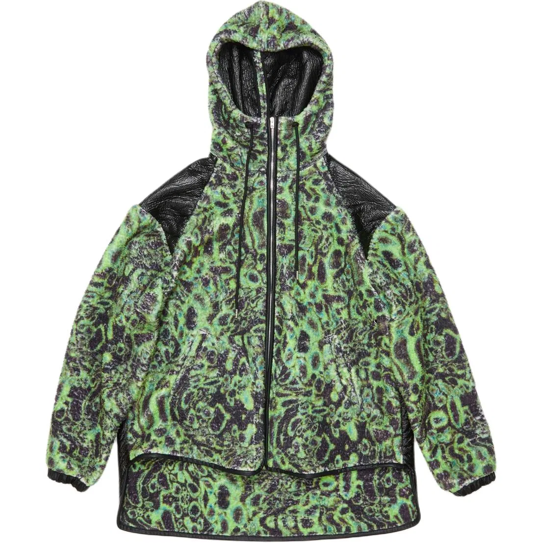 Мужская куртка из флиса с принтом Acne Studios, Green & Black