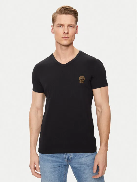 Комплект футболок slim fit Versace, черный — фото 2
