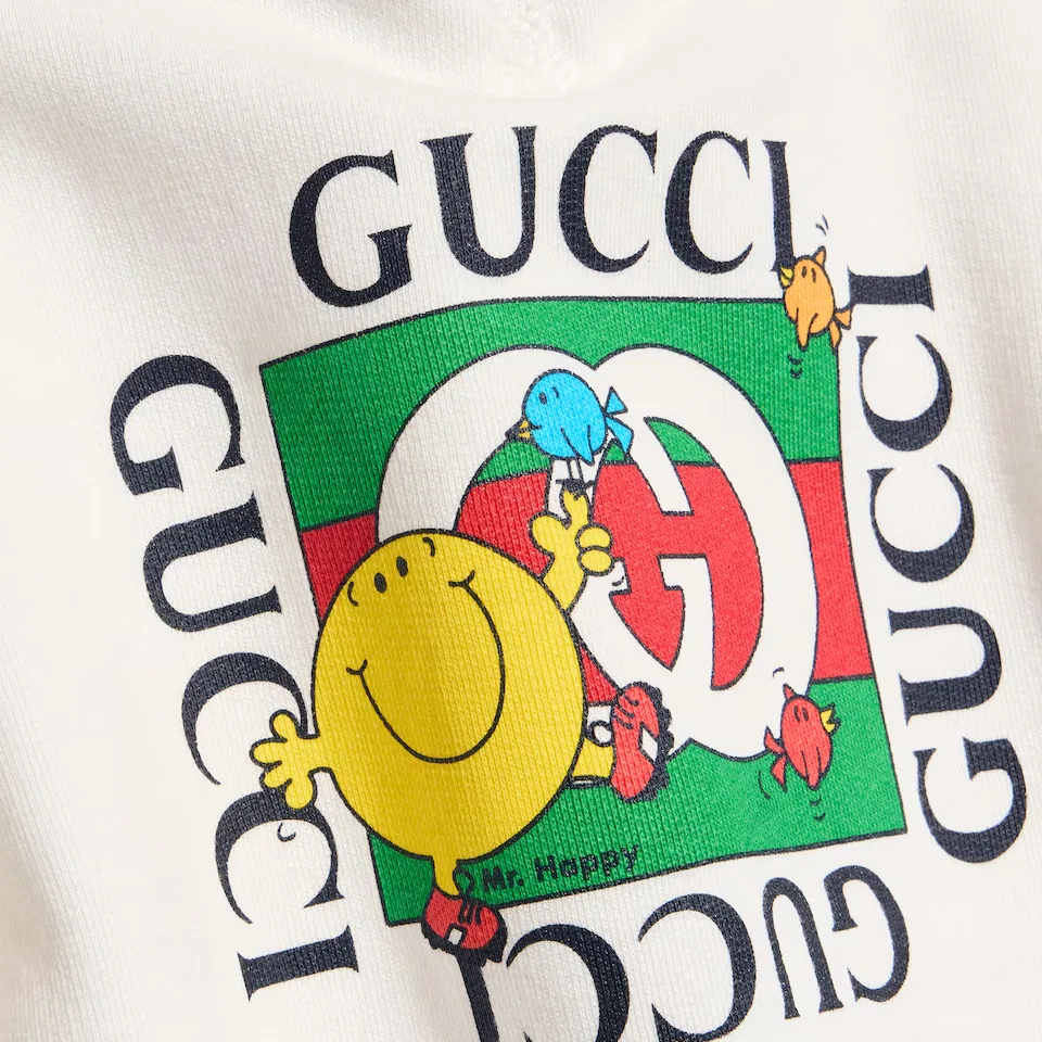 Детский свитшот с капюшоном и принтом GUCCI — фото 3