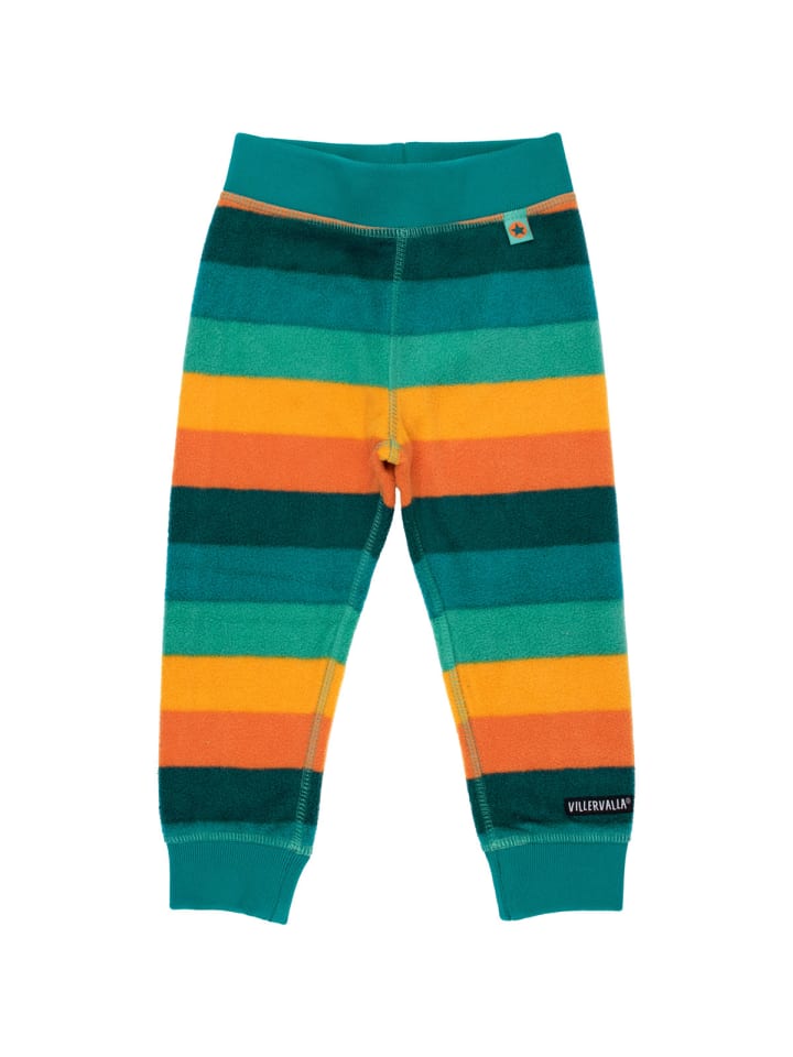 

Villervalla Зеленые полосатые брюки