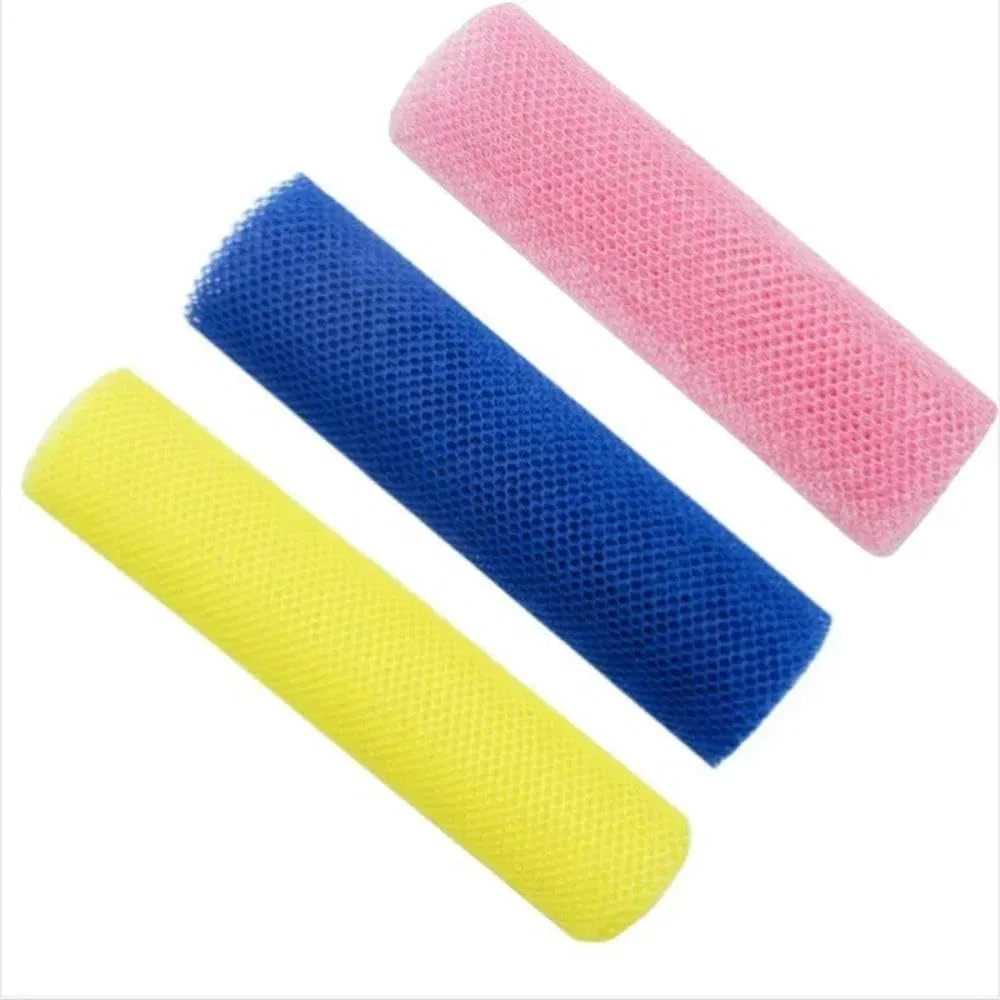 Пилинговый банный спонж LOUKEKE, 3 шт, 90 г, Pink Yellow Blue