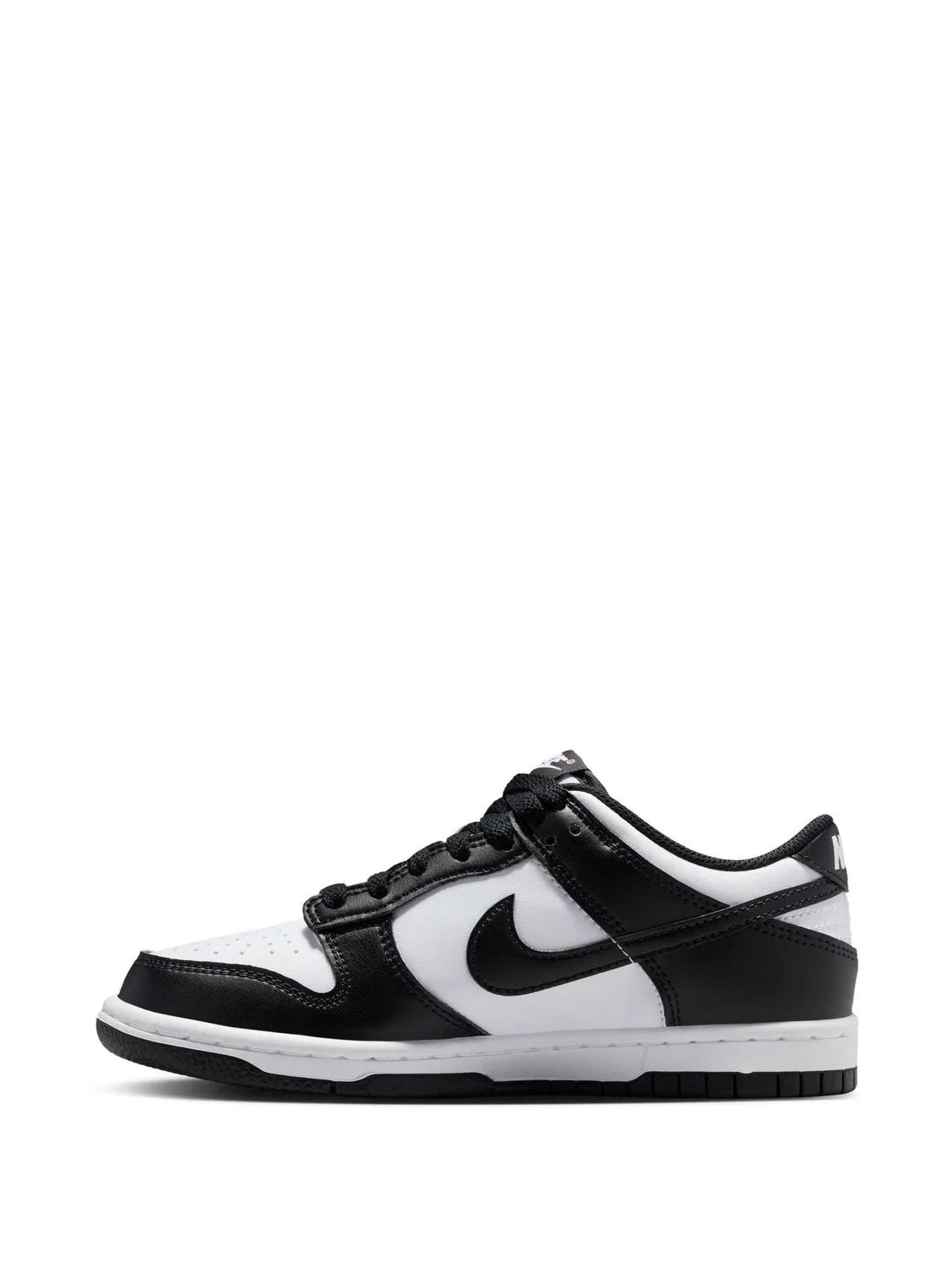 Кроссовки Nike Dunk Low, белый/черный — фото 2