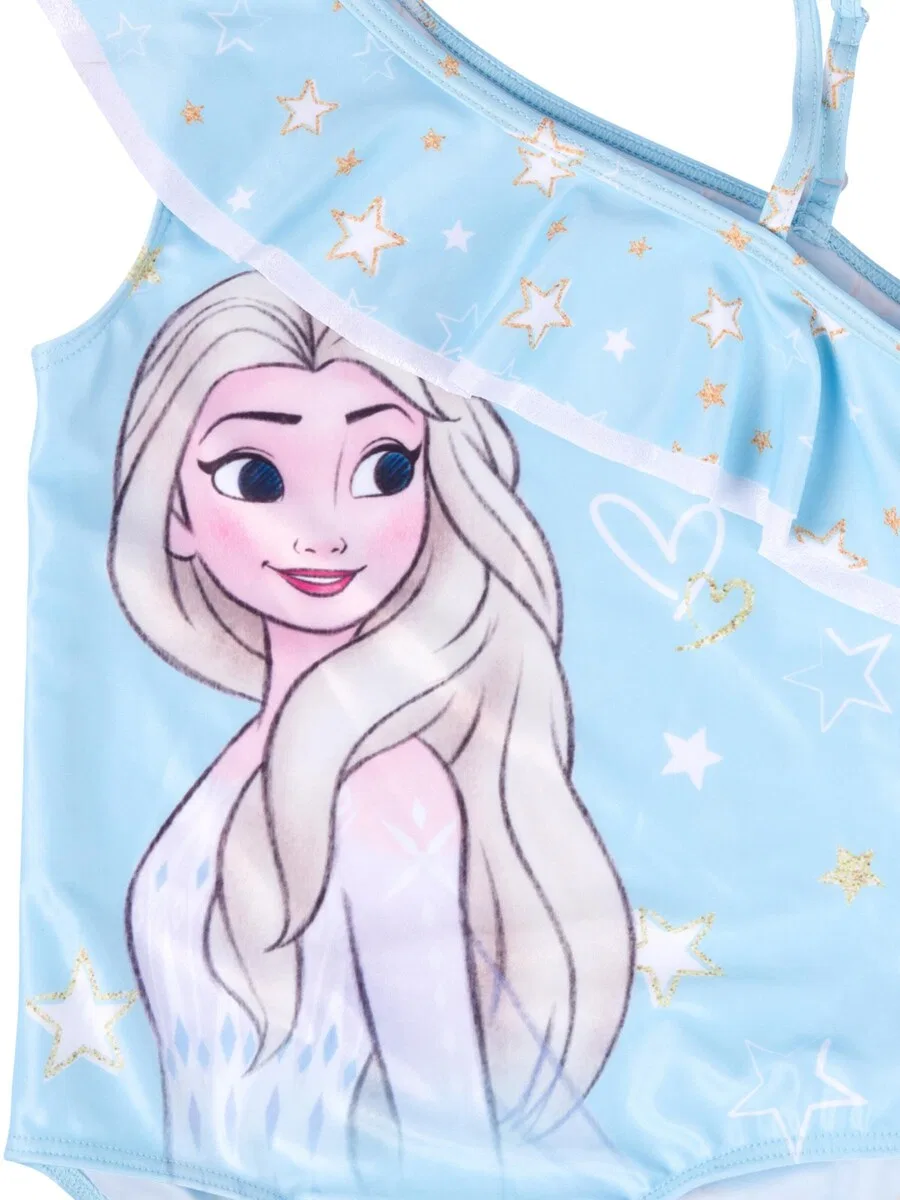 Купальник Disney Frozen "Эльза из мультфильма "Холодное сердце"" синего цвета — фото 2