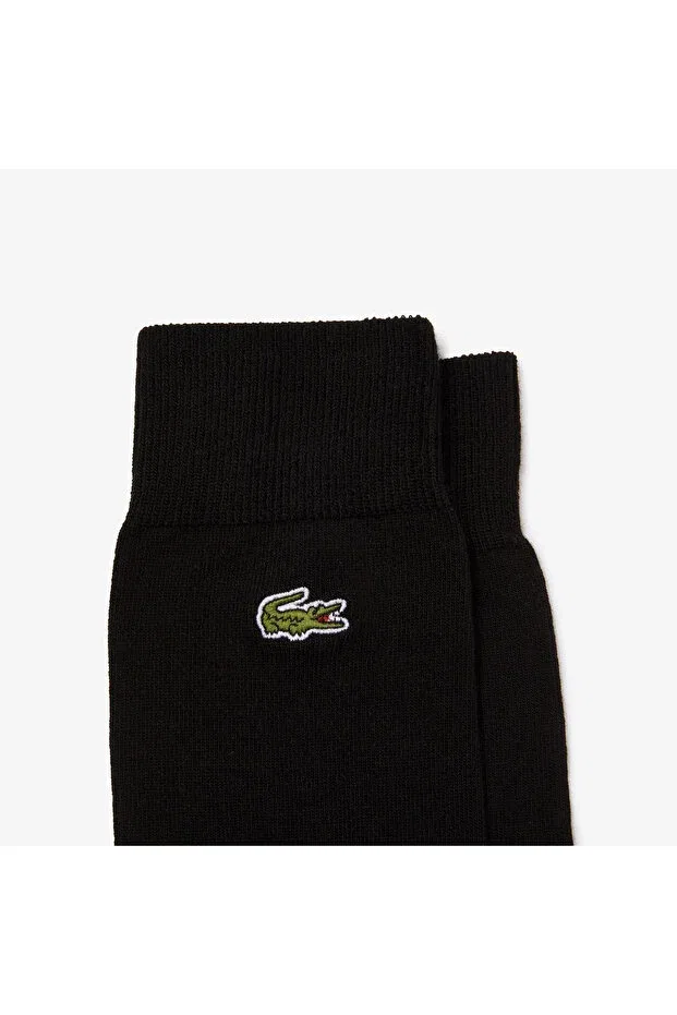 Носки женские Lacoste Black, Хлопковые, Однотонные — фото 2
