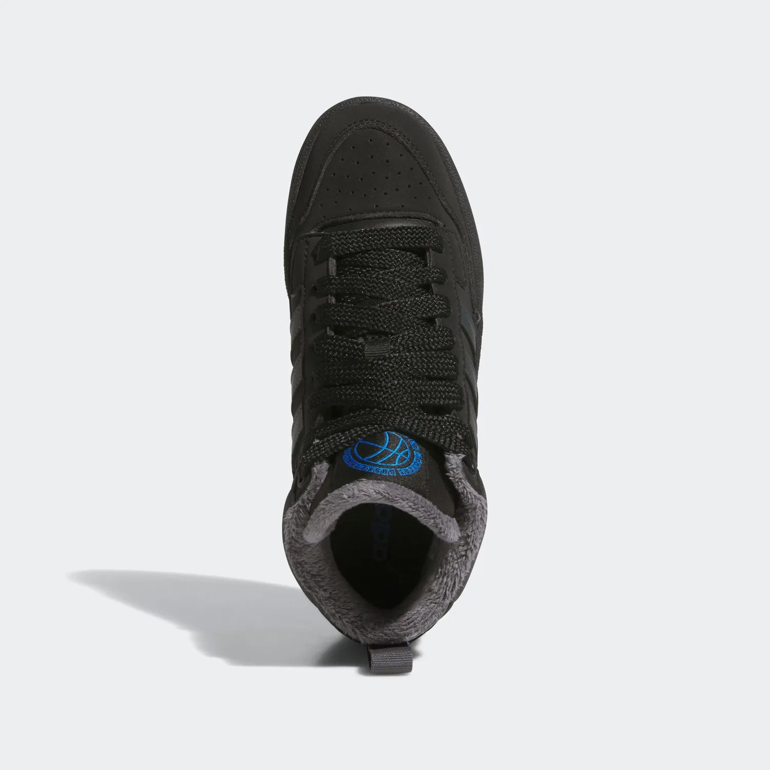 Детские зимние кроссовки с ретро-дизайном Adidas Sportswear, Core Black/Grey Six/Bright Royal — фото 4