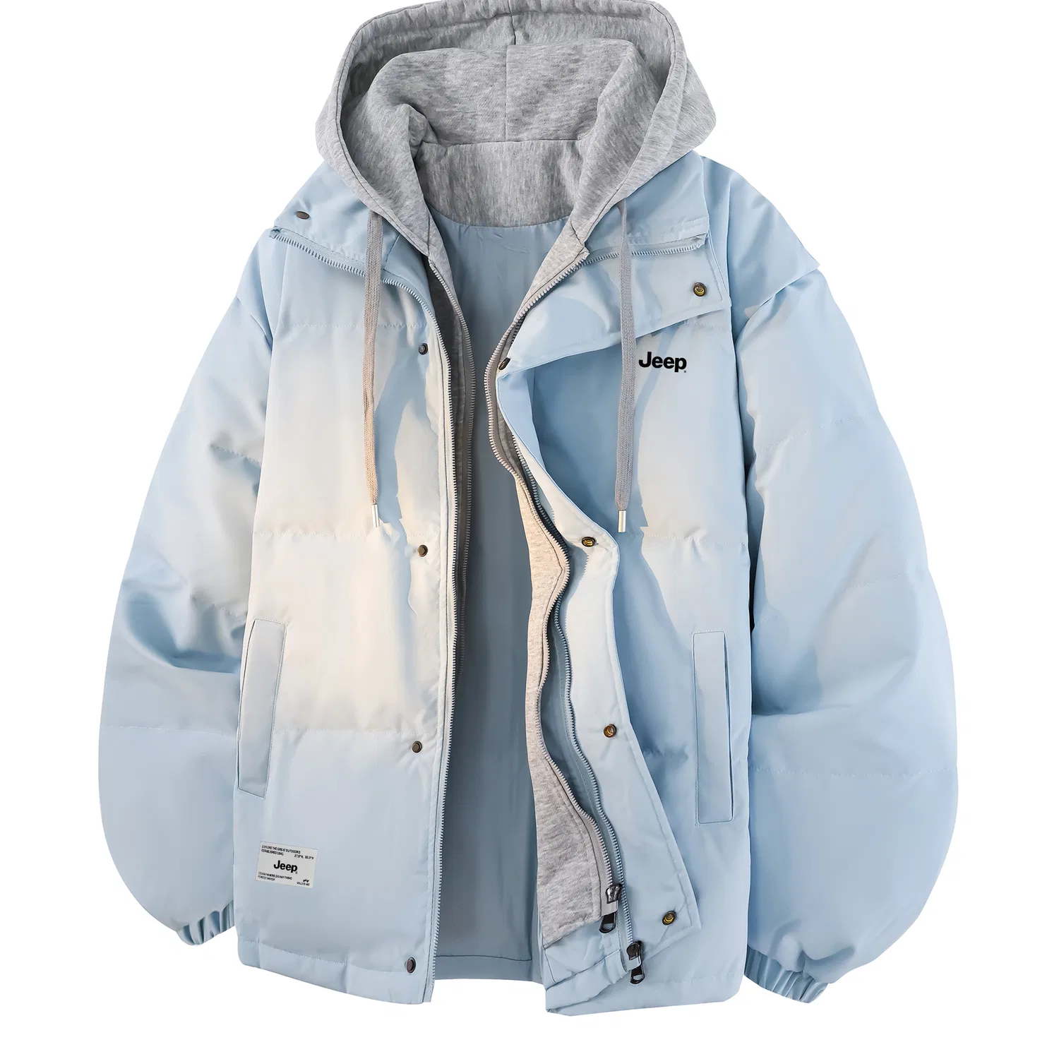 Детский пуховик с принтом Unisex Thickened Jeep