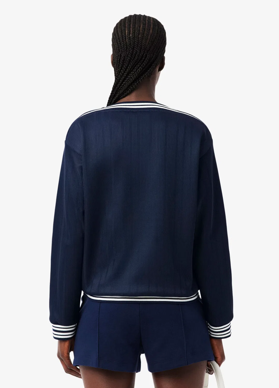 Свитшот Lacoste Relaxed Fit, navy — фото 4