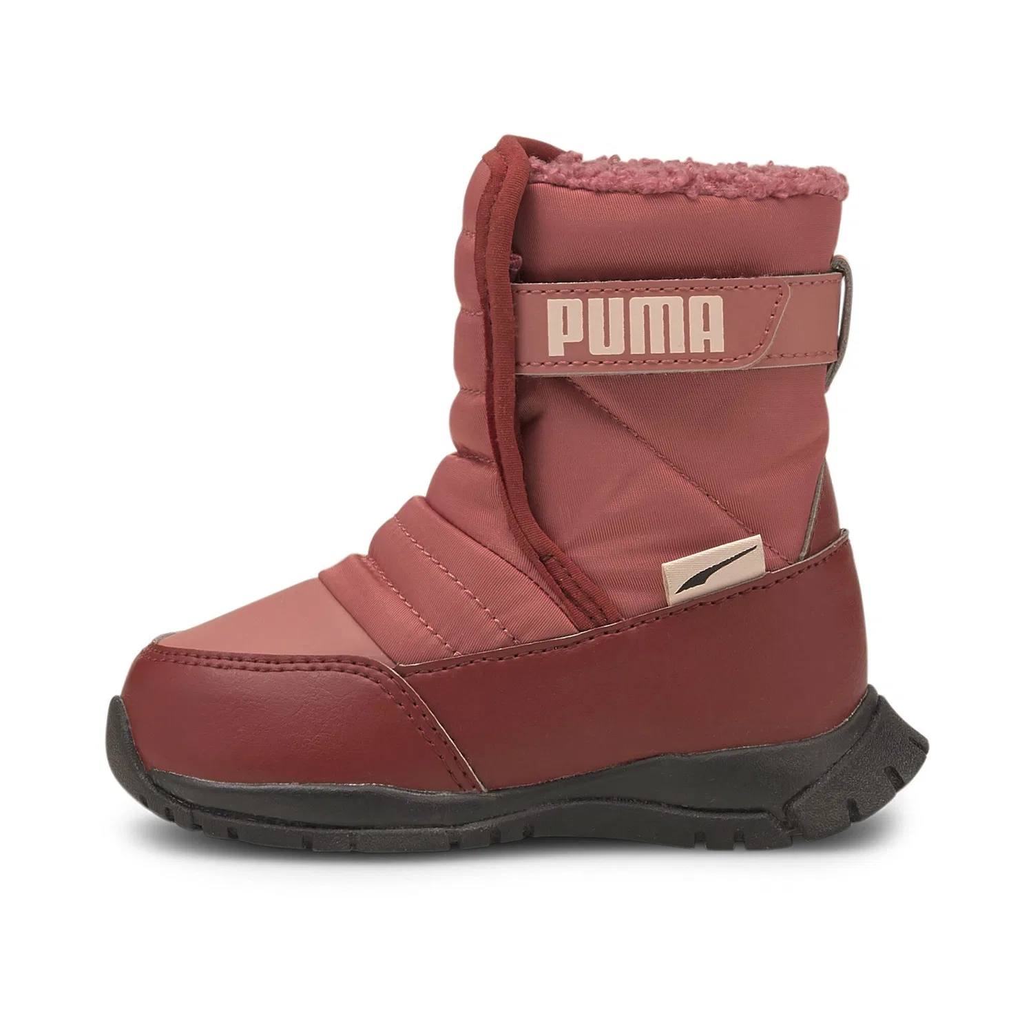 Детские зимние ботинки водонепроницаемые PUMA Nieve Boot Wtr Ac Inf PUMA, Black Mauvewood Lotus