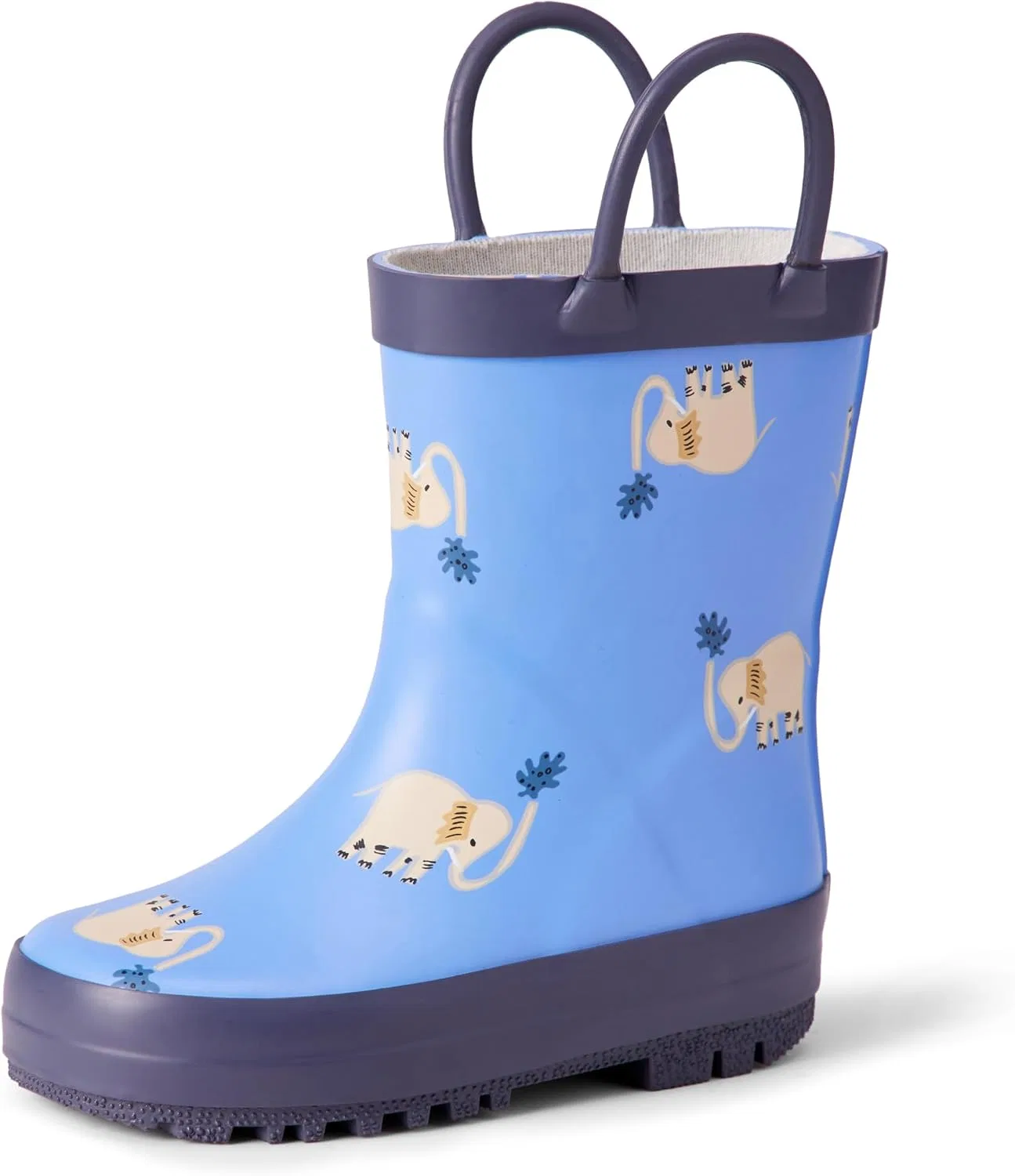 Детские резиновые сапоги для мальчиков и девочек Amazon Essentials x Sofia Grainge, Blue Elephant Rain