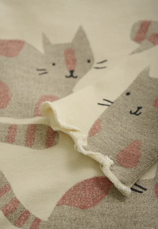 Топ с длинным рукавом, хлопок, Langarm twain - long sleeved top, Noppies, Animals Pattern Medium Grey, серый — фото 3