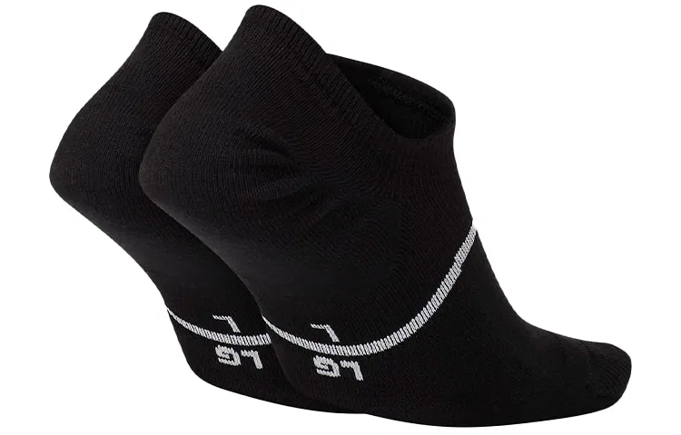 Мужские носки с длиной до щиколотки, комплект из 2 пар, Nike, Black — фото 3