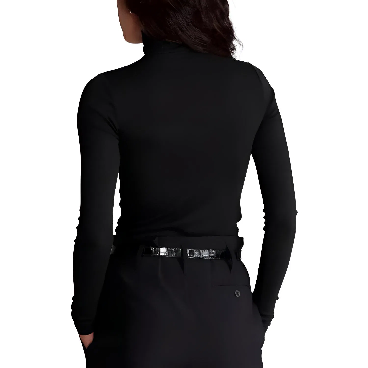 Женский свитер Slim Fit Polo Ralph Lauren, Black — фото 4