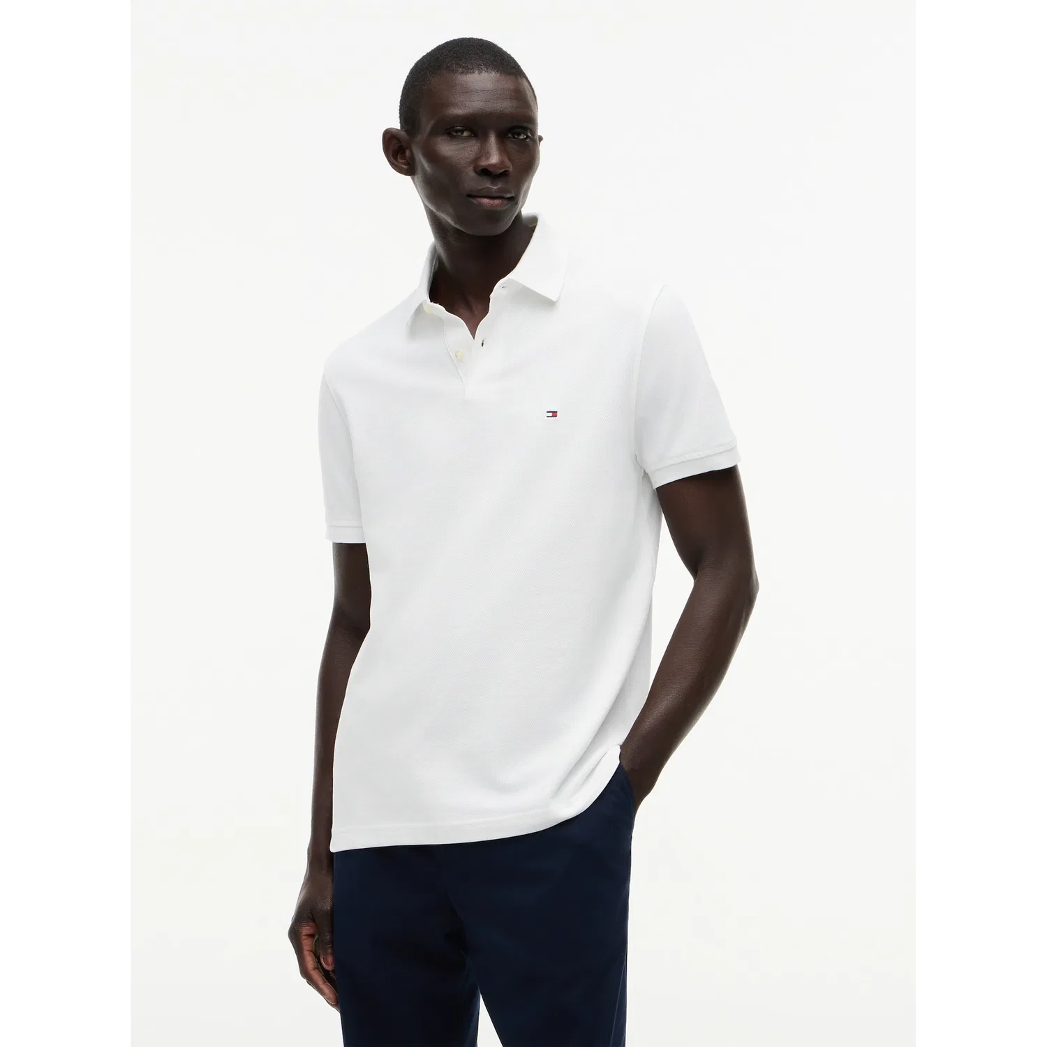 Мужское поло с коротким рукавом 1985 Regular Tommy Hilfiger, White