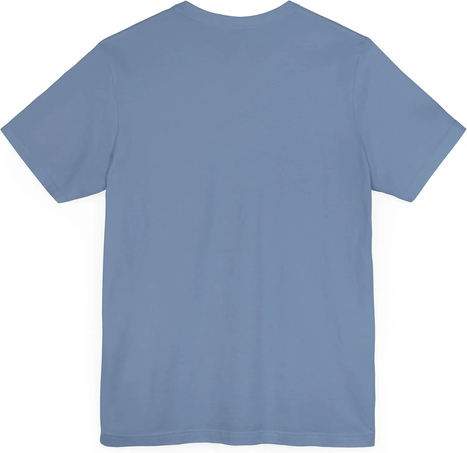 Женская футболка с круглым вырезом Slim Fit Bella Canvas 3001, Steel Blue — фото 4