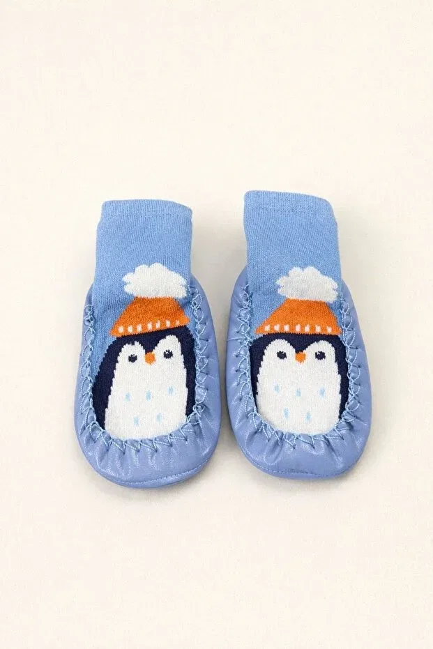 Детские носки-пинетки с принтом Basics Numix Baby Kids, Sky Blue — фото 2