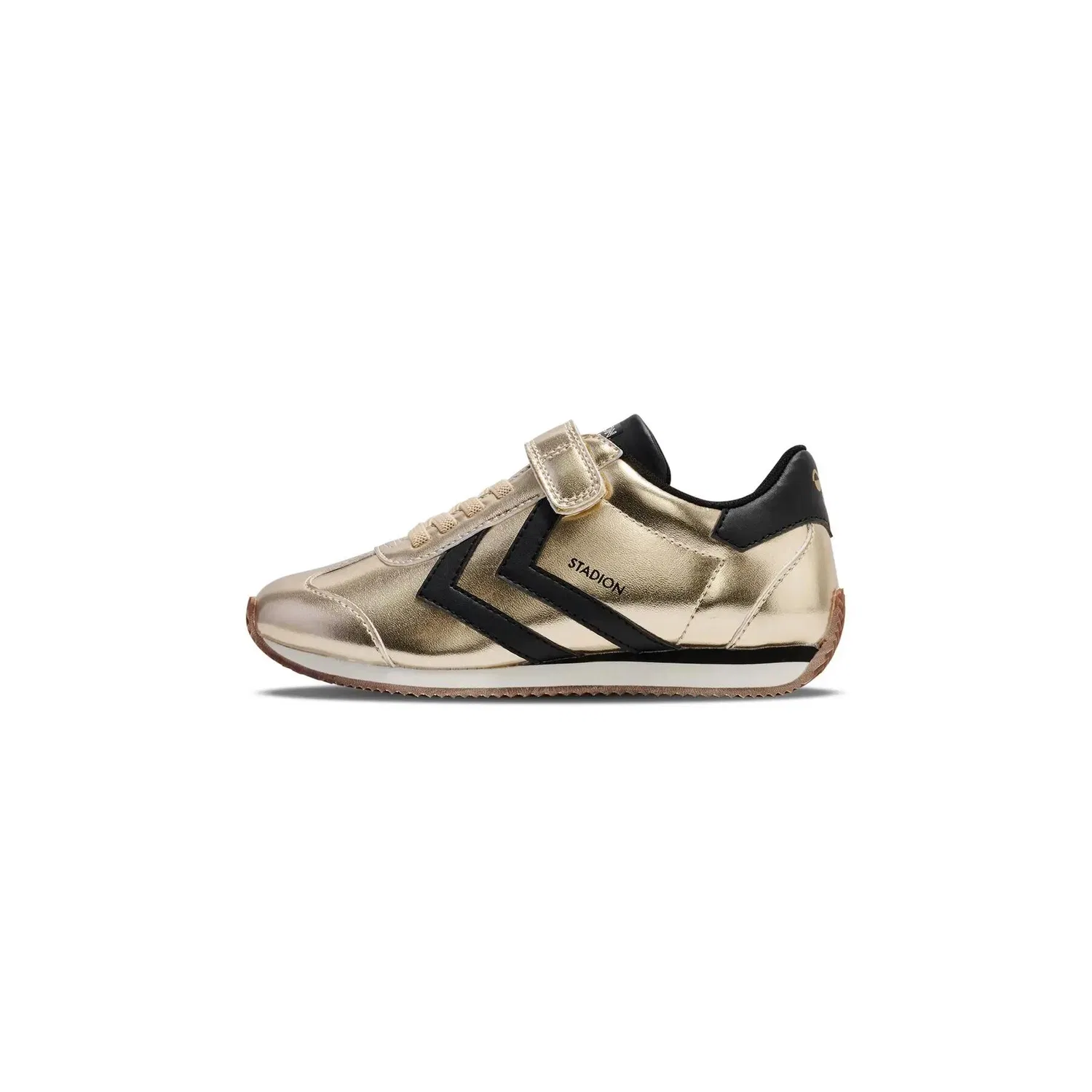 Детские кроссовки с металлическим эффектом Stadion Metallic Hummel, Gold