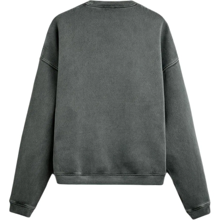 Мужской свитшот с круглым вырезом Light Green ZARA — фото 4
