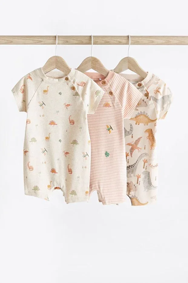 Детский комбинезон с принтом Next Baby, Nude Color