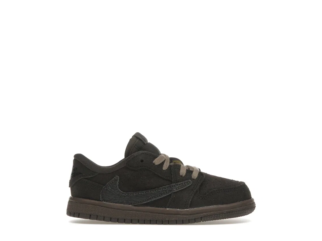 Детские кроссовки с замшевым верхом Jordan 1 Retro Low OG SP Jordan, Dark Mocha/Black/Velvet Brown