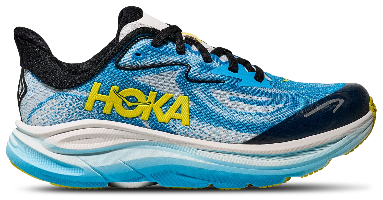 Детские кроссовки для мальчиков с дышащим верхом Clifton 10 HOKA, Blue Multi — фото 2