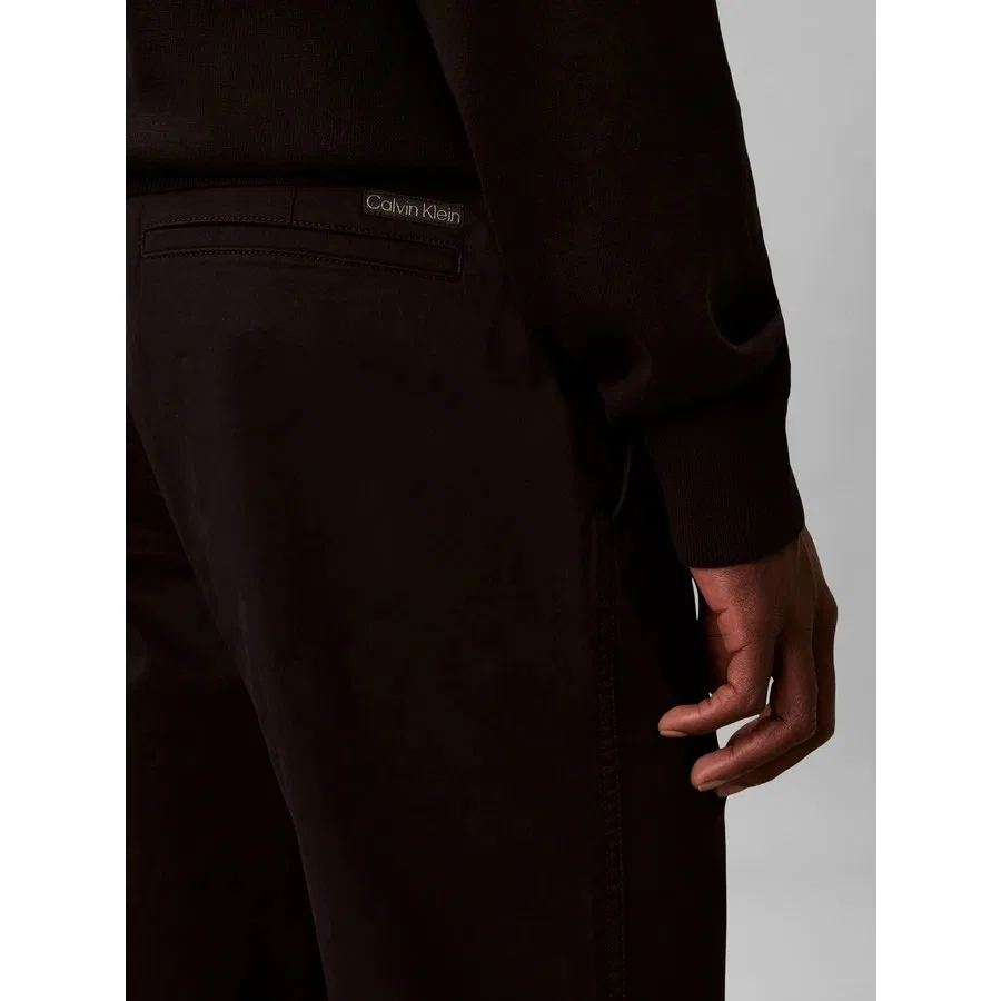 Спортивные штаны Calvin Klein Slim Comfort Cotton, Черный — фото 4