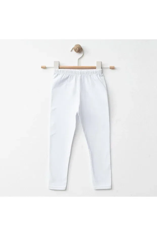 Детские леггинсы для девочек однотонные Basics Winimo, White