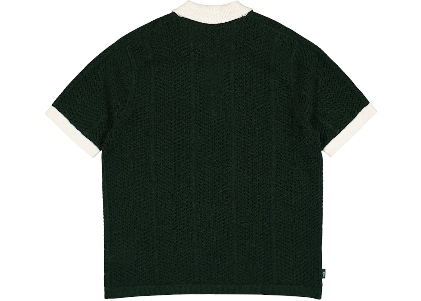 Мужское поло Adidas x CLOT Knit Polo, Green Night — фото 2