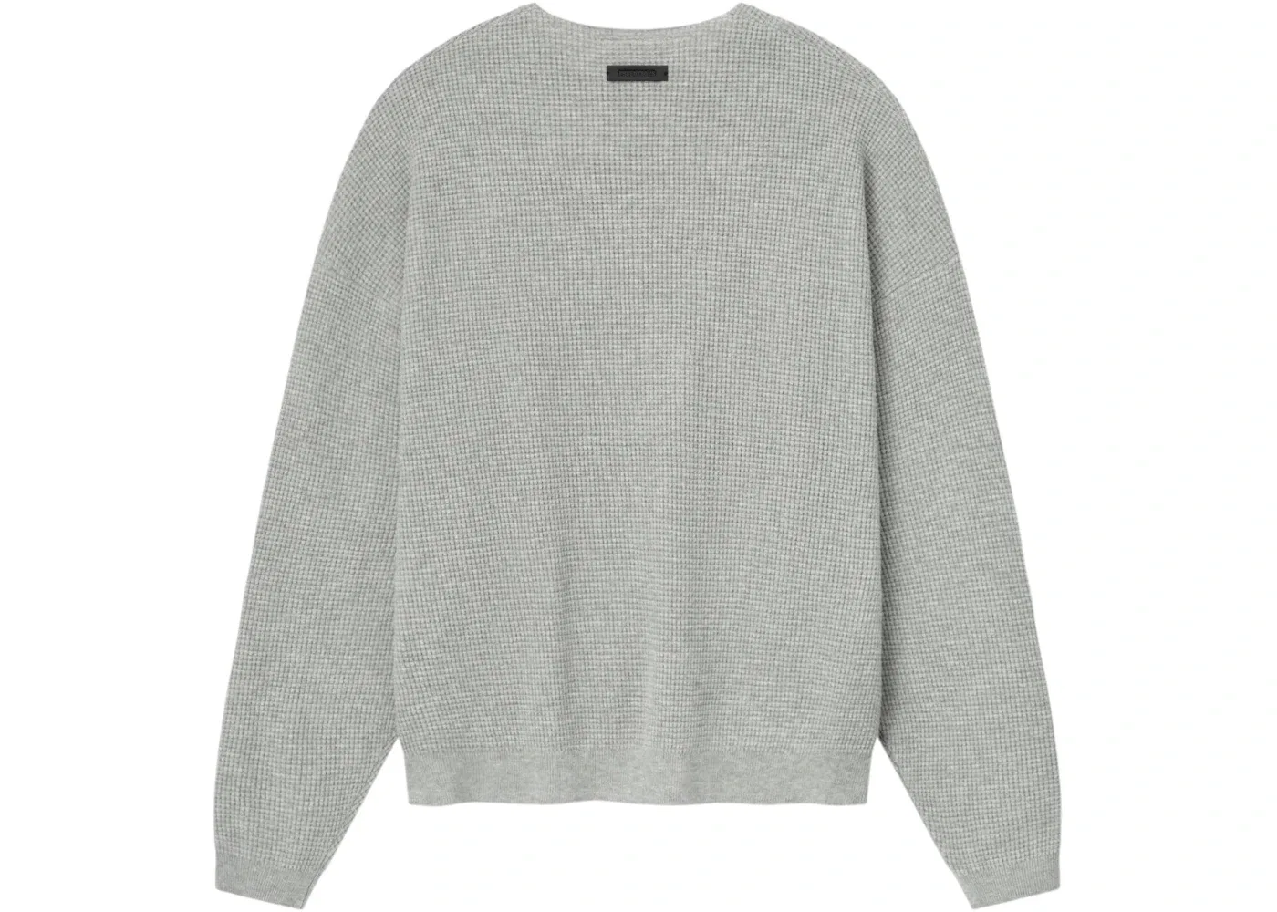 Мужской свитер с вафельным переплетением Fear of God Essentials Sweater, Concrete Heather — фото 2
