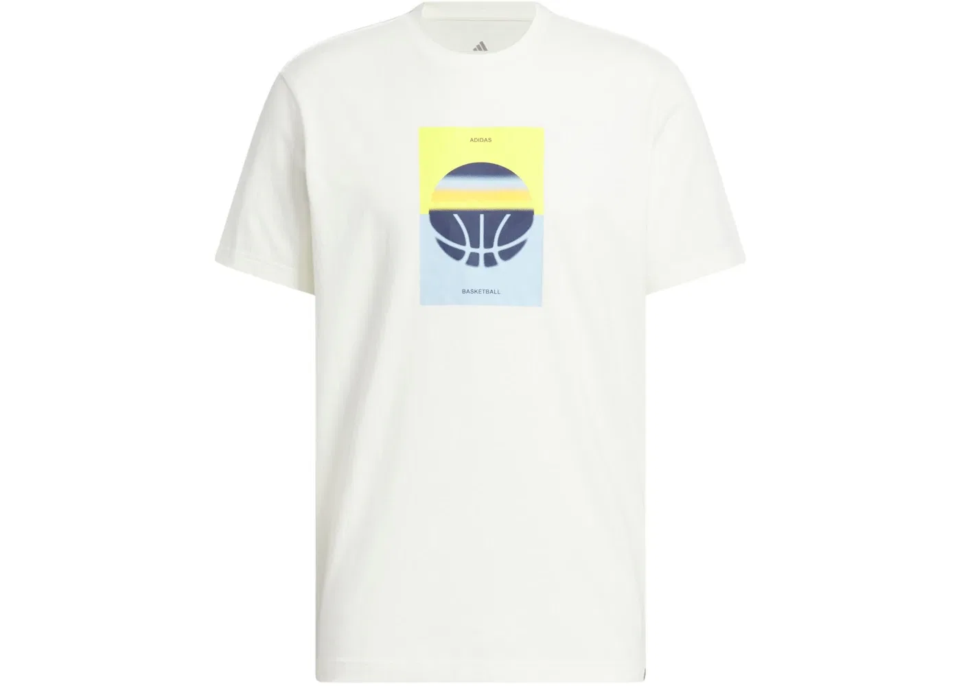 Мужская футболка с принтом Another Bucket Graphic Adidas, цвет Off White